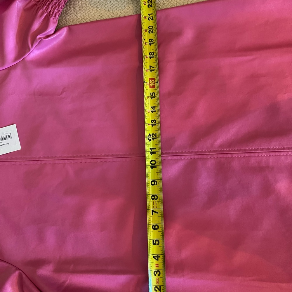 NWT THML Fuchsia Puff Sleeve Dress - Picture 11 of 11